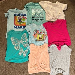 Lot of girls t shirts